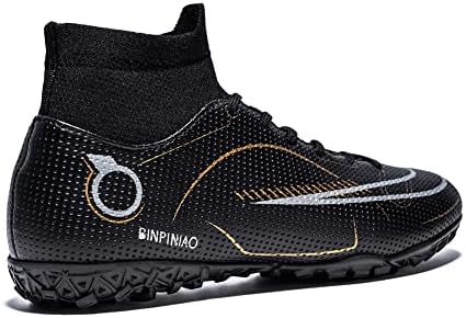 ג ' יבוניאו Men's Soccer Boots Professional High-Top Football Shoes Outdoor Indoor Comfortable Athletic Sneaker